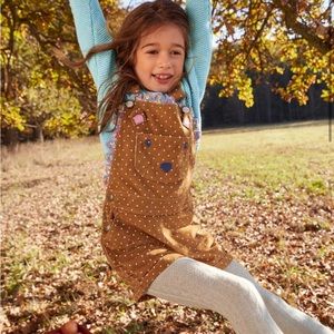 Boden Animal Short Cord Overalls - Butterscotch Brown Hedgehog, 2-3yr